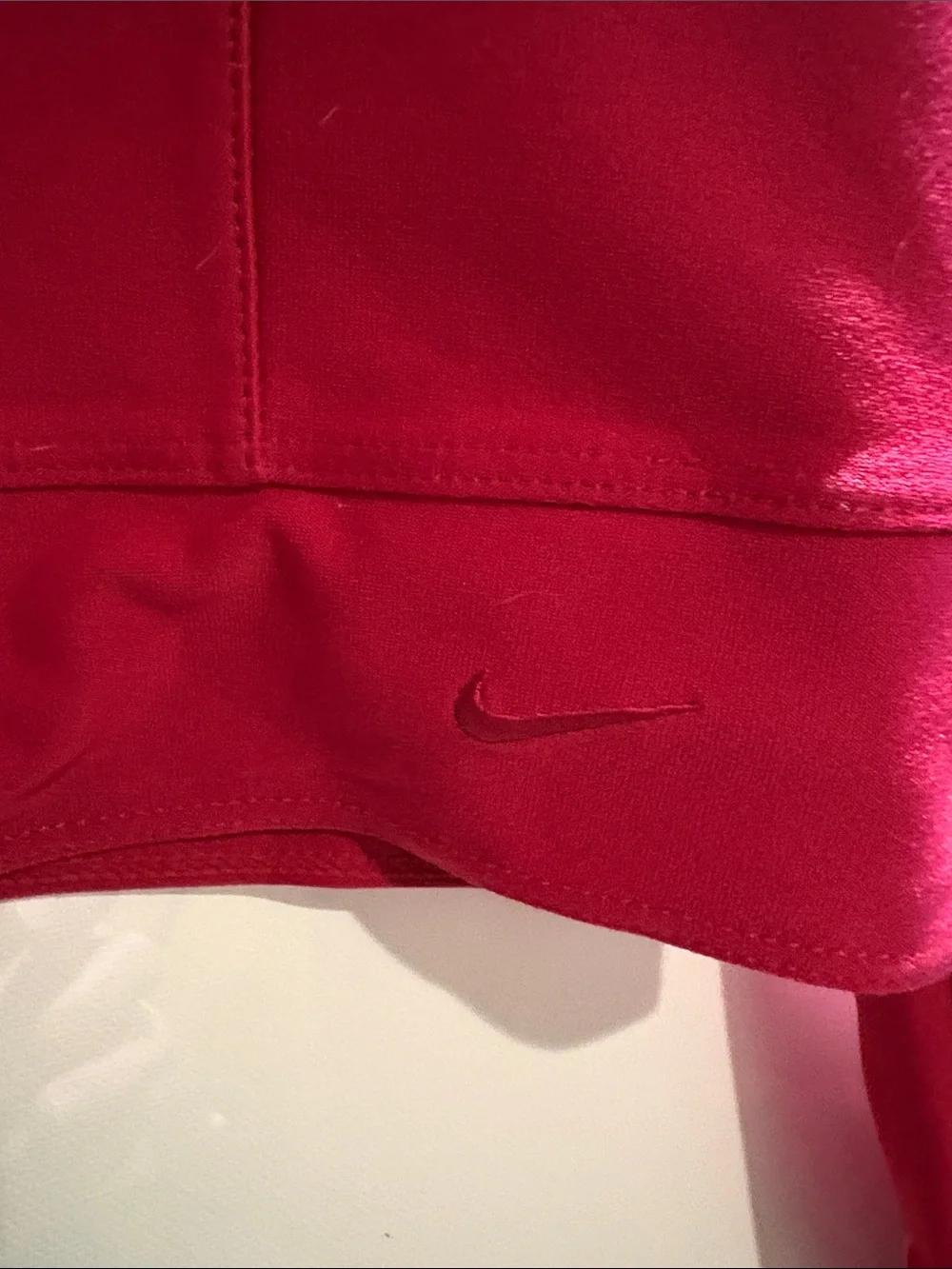 Nike Women's Bright Pink Full-Zip Bomber Jacket